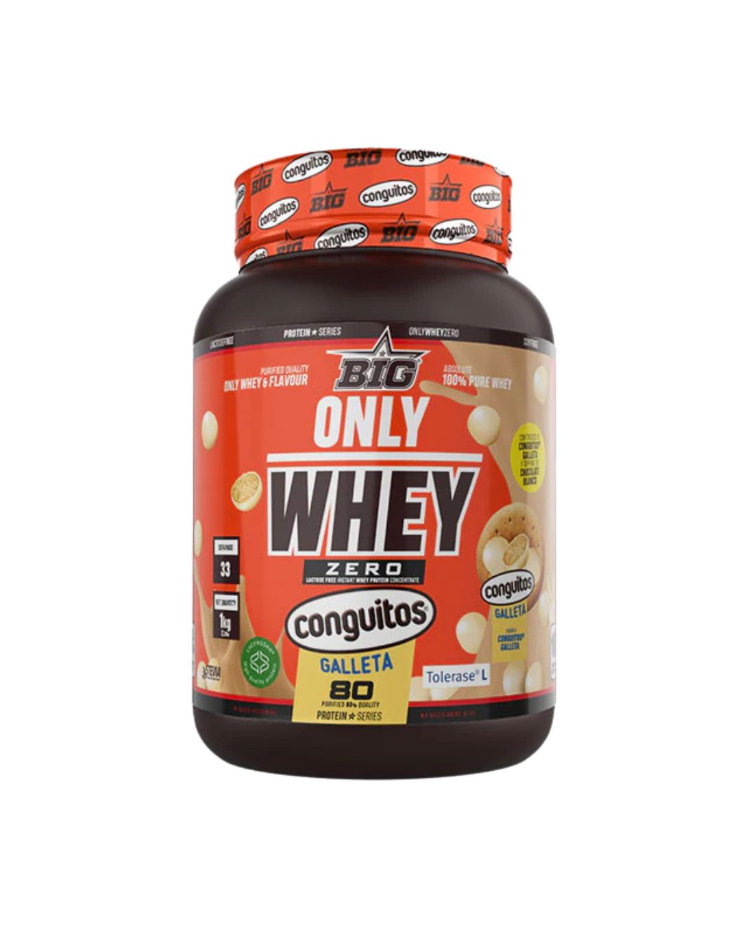 BIG PROTEÍNA WHEY CONGUITO BLANCO GALLETA 1KG