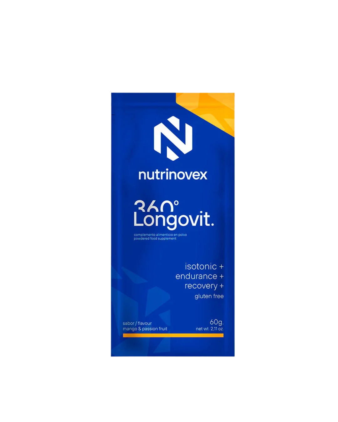 BEBIDA ENERGÉTICA NUTRINOVEX LONGOVIT 360 – Mango Maracuyá