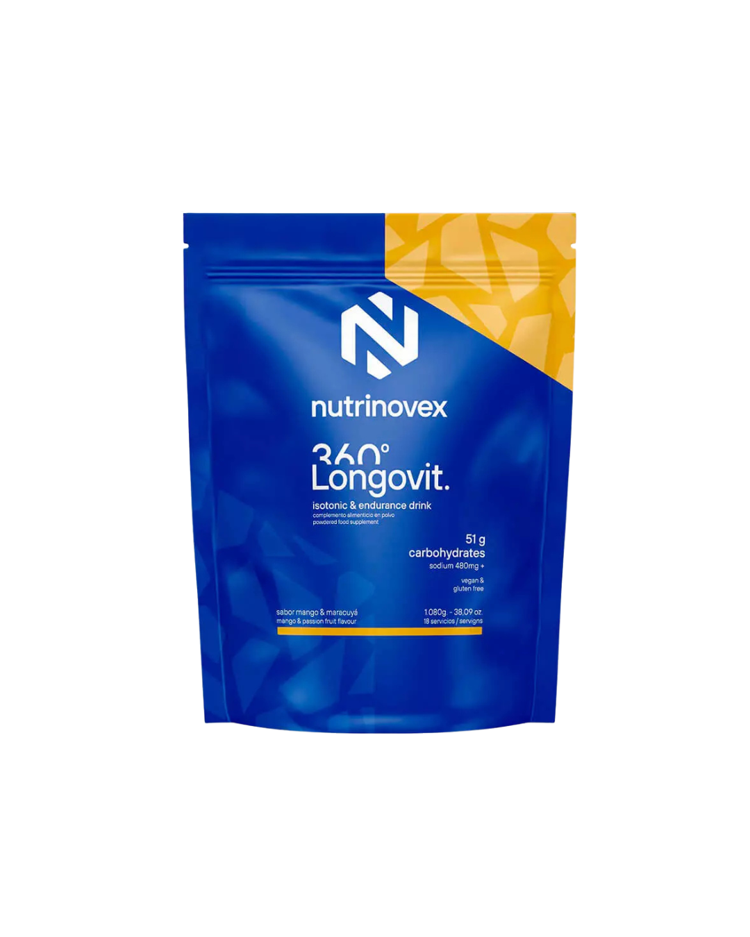 BEBIDA ENERGÉTICA NUTRINOVEX LONGOVIT 360 – Mango Maracuyá