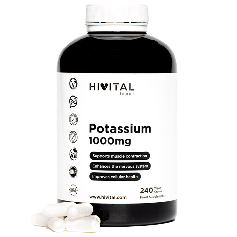 POTASIO 1000MG HIVITAL 240 CÁPSULAS