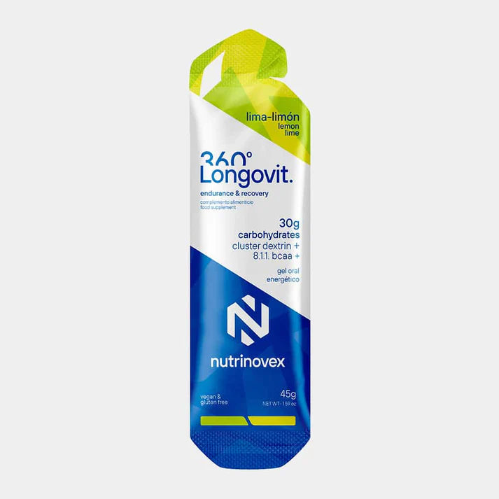 GEL ENERGÉTICO NUTRINOVEX LONGOVIT 360 30G CHO