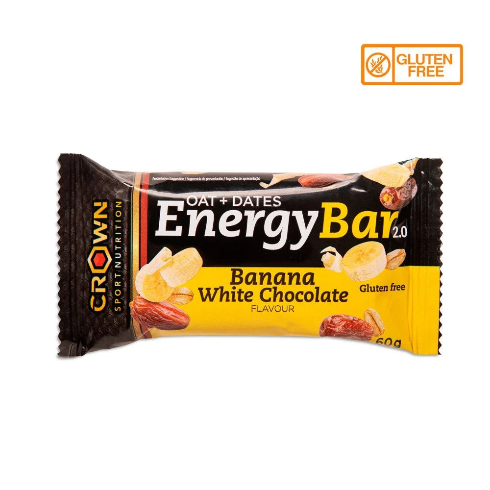 BARRITA ENERGÉTICA CROWN ENERGY BAR 2.0 - Banana y Chocolate Blanco