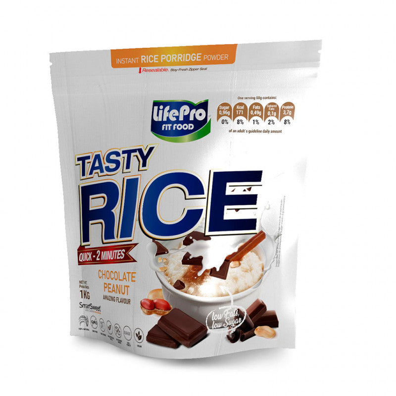LIFE PRO HARINA ARROZ CHOCOLATE PEANUT 1KG