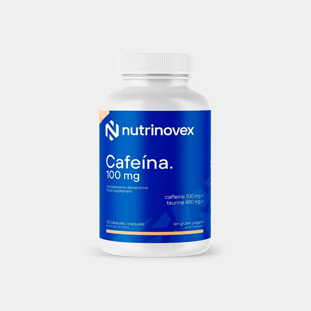 CAFEÍNA & TAURINA NUTRINOVEX 120 CÁPSULAS