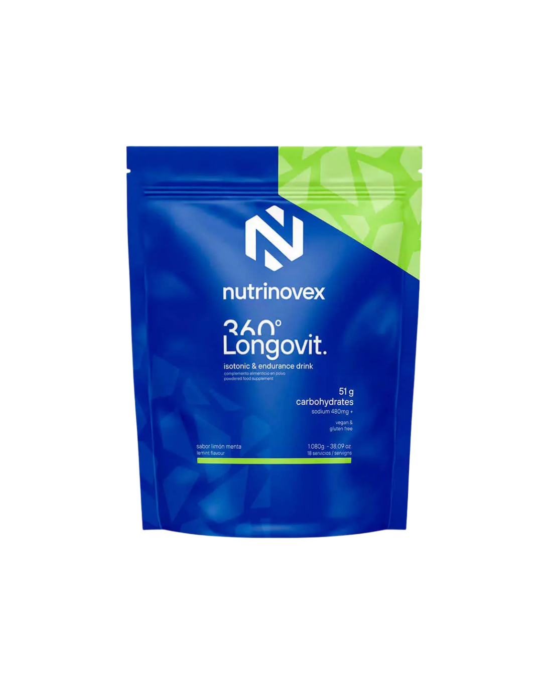 BEBIDA ENERGÉTICA NUTRINOVEX LONGOVIT 360 - Limón Menta