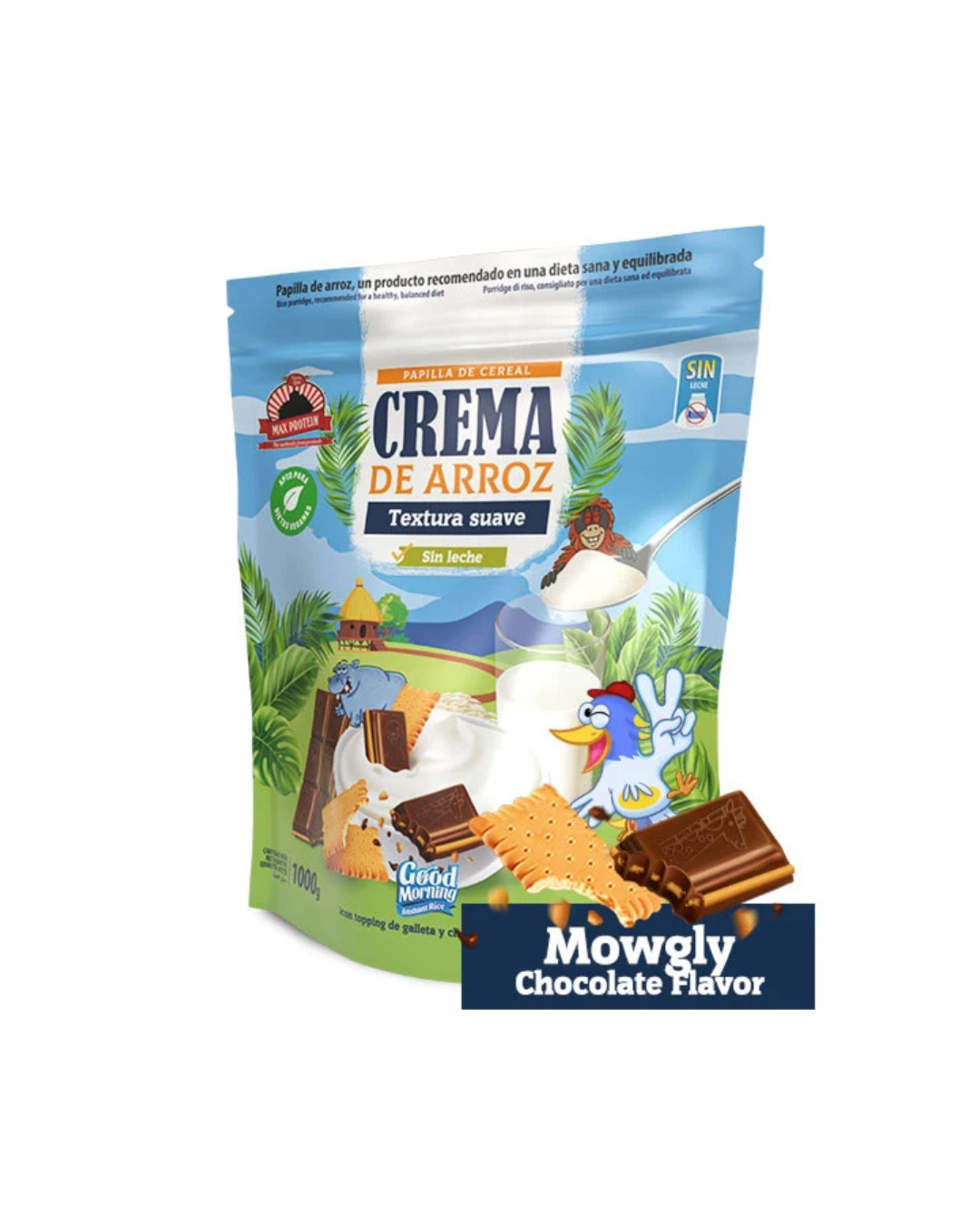 BIG HARINA DE ARROZ MOWGLY CHOCOLATE 1KG