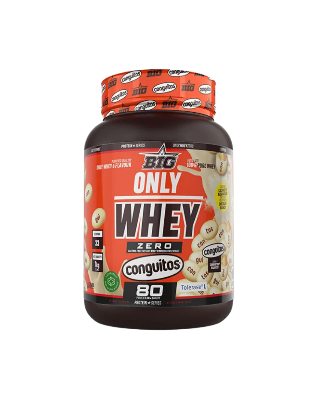 BIG PROTEÍNA WHEY CONGUITO BLANCO 1KG