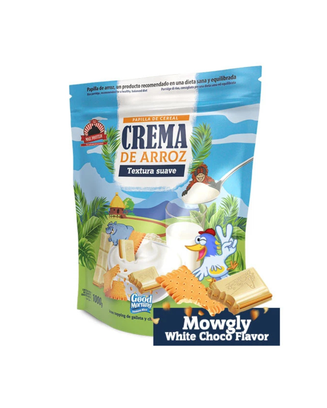 BIG HARINA DE ARROZ MOWGLY CHOCOLATE 1KG