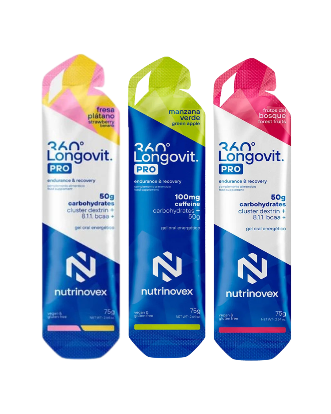 GEL ENERGÉTICO NUTRINOVEX LONGOVIT 360 PRO 50G CHO
