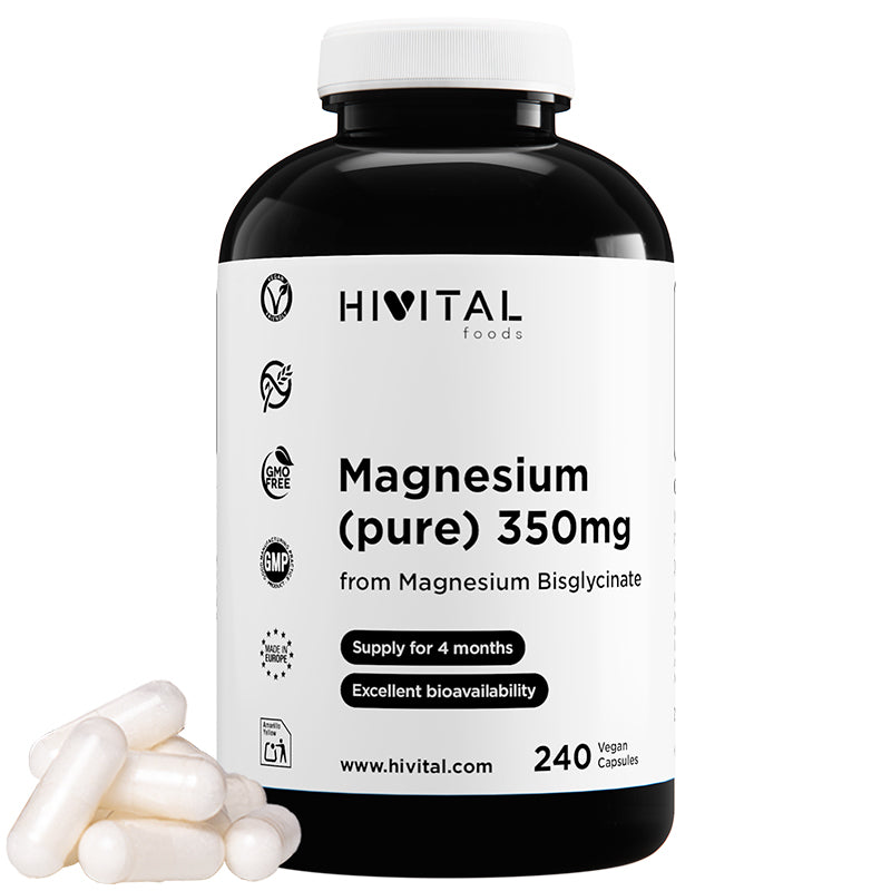 MAGNESIO 350MG HIVITAL 240 CÁPSULAS