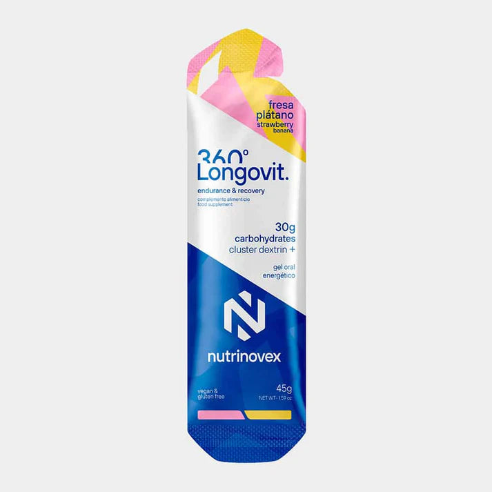 GEL ENERGÉTICO NUTRINOVEX LONGOVIT 360 30G CHO