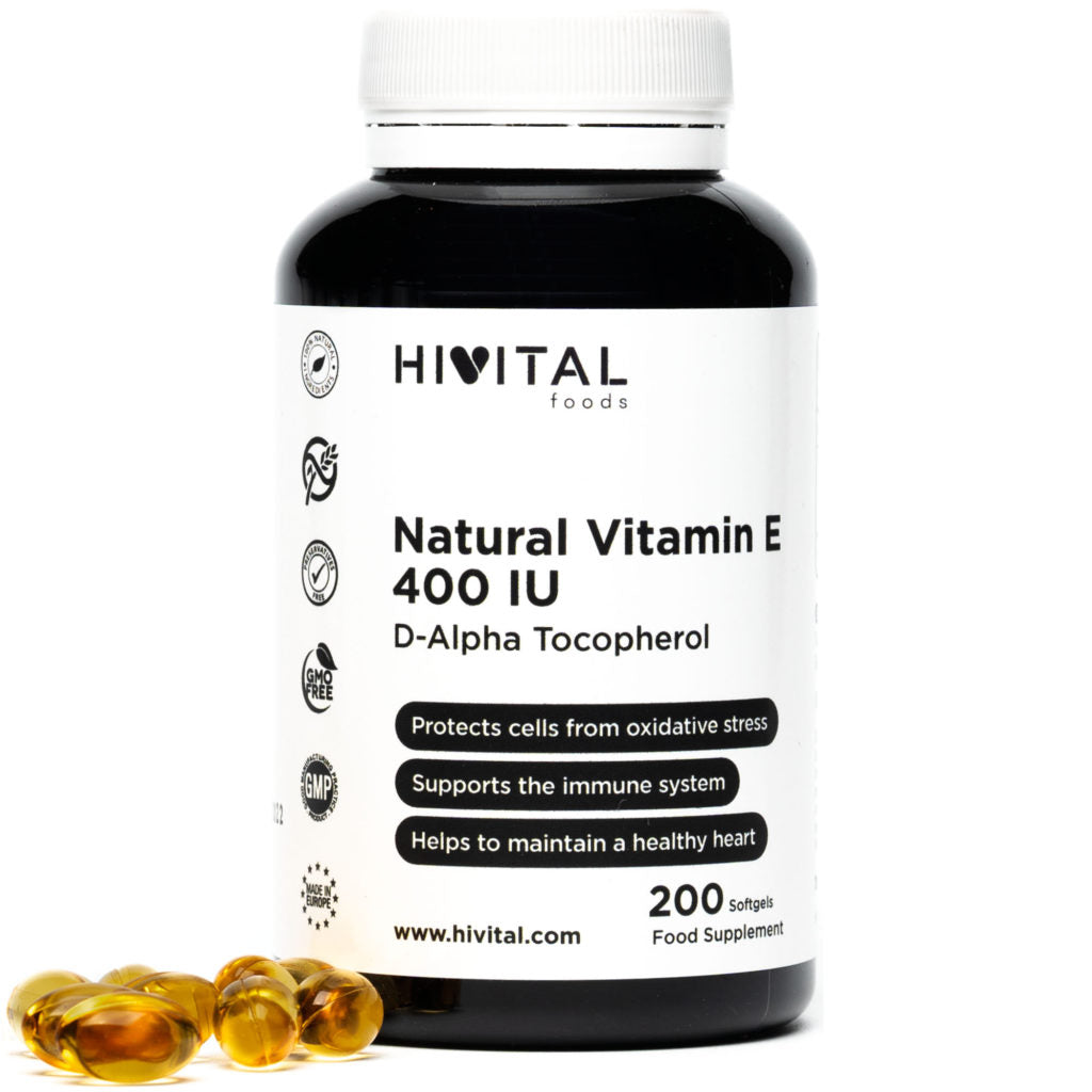 VITAMINA E 400Ul HIVITAL 200 CÁPSULAS