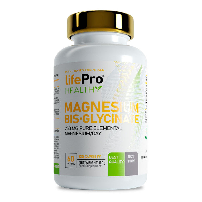 BISGLICINATO DE MAGNESIO LIFE PRO 120 CÁPSULAS