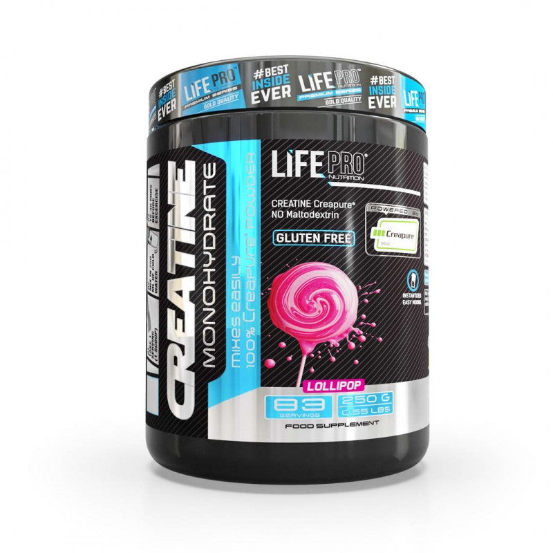 LIFE PRO CREATINA CREAPURE LOLLIPOP 250G