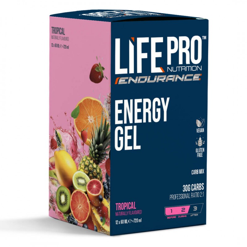 LIFE PRO ENDURANCE ENERGY GEL 12X60ML