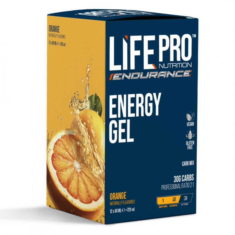 LIFE PRO ENDURANCE ENERGY GEL 12X60ML