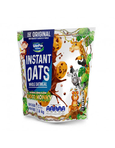 LIFE PRO HARINA AVENA FIT FOOD CHOCO MONKY 1.6KG
