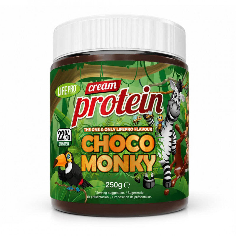 LIFE PRO CREMA PROTEICA CHOCO MONKY 250G