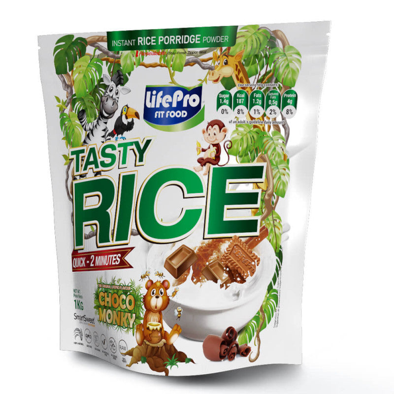 LIFE PRO HARINA ARROZ CHOCO MONKY 1KG