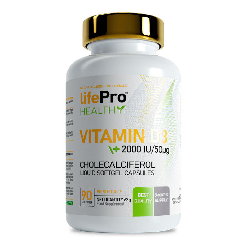 LIFE PRO VITAMIN D3 2000UI 90 CÁPSULAS