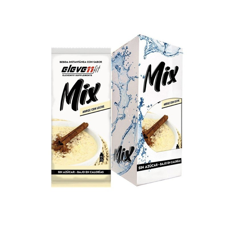 BEBIDA SABORIZANTE ELEVENFIT ARROZ CON LECHE MIX SIN AZÚCAR CAJA 12 UNIDADES