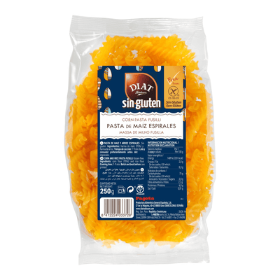 PASTA DE MAÍZ ESPIRALES SIN GLUTEN 250G