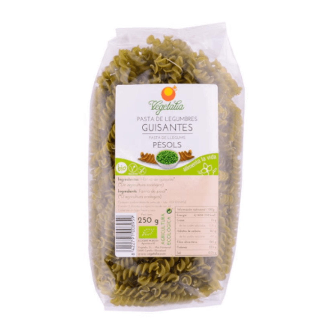 PASTA ESPIRALES GUISANTES SINGLUTEN 250G VEGETALIA