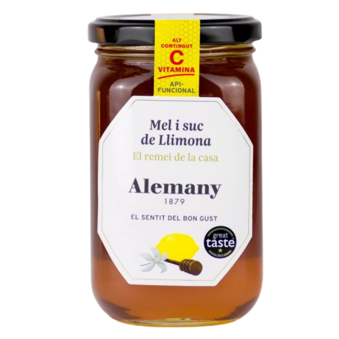 MIEL CON LIMÓN Y VITAMINA C ALEMANY 500G
