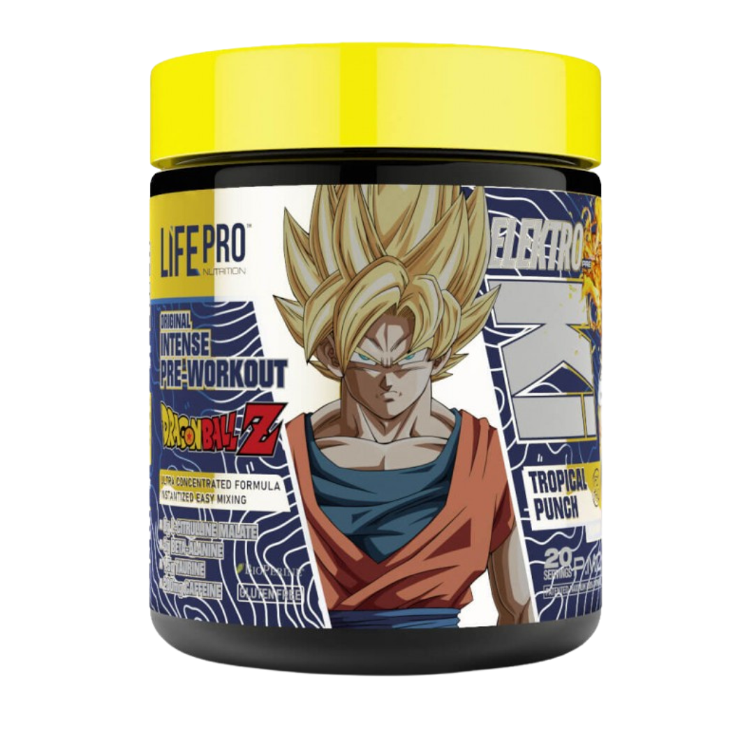 LIFE PRO PRE ENTRENO DRAGON BALL TROPICAL PUNCH 400G