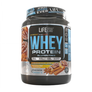 Proteína Whey cinnamon roll 1kg Life Pro