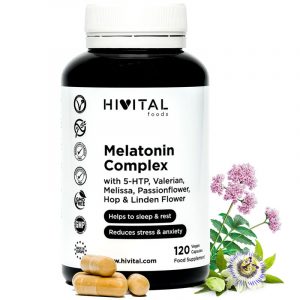 Cápsulas Melatonina complex HIVITAL 120 comprimidos
