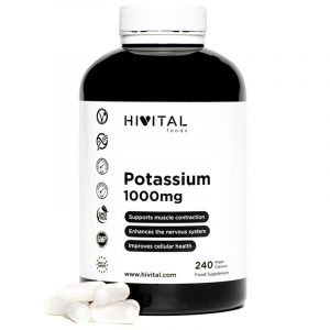 Cápsulas Potasio 1000 MG HIVITAL 240 comprimidos