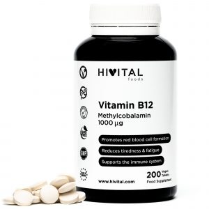 Cápsulas Vitamina B12 Metilcobalamina 1000 MCG HIVITAL 200 comprimidos