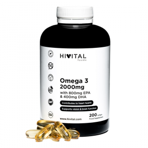 Cápsulas Omega 3 2000MG HIVITAL 200 comprimidos
