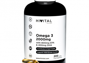 Cápsulas Omega 3 2000MG HIVITAL 200 comprimidos