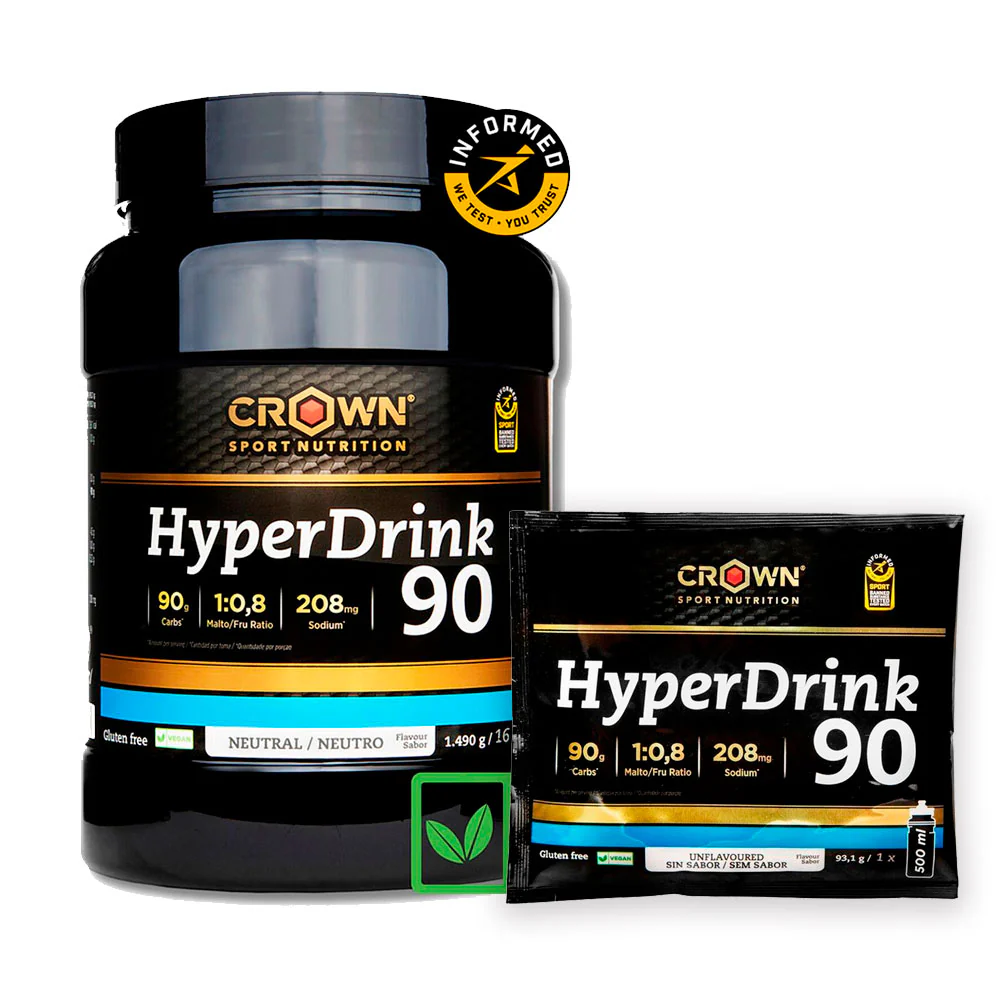 BEBIDA ENERGÉTICA CROWN HYPERDRINK 90 - BOTE 1490G