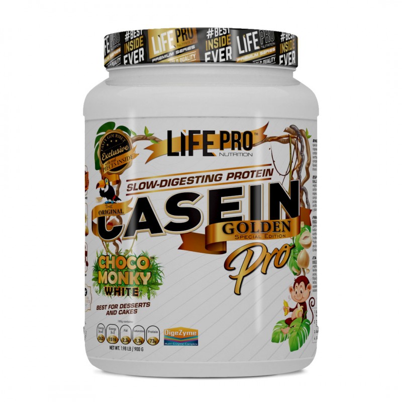 LIFE PRO CASEINA GOURMET CHOCO MONKY WHITE 900G