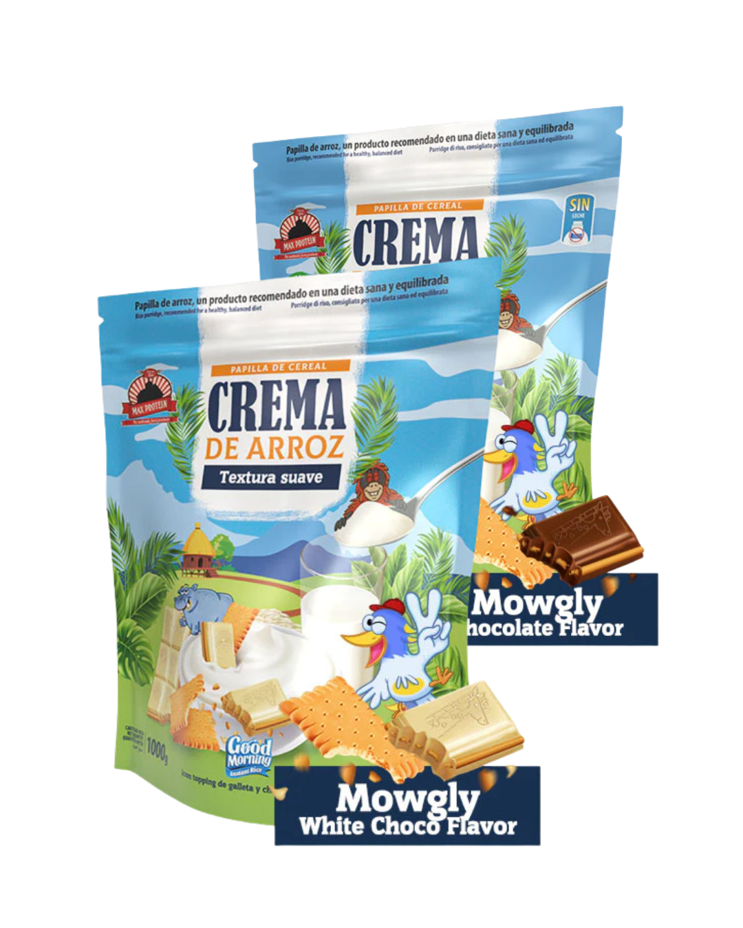 BIG HARINA DE ARROZ MOWGLY CHOCOLATE 1KG