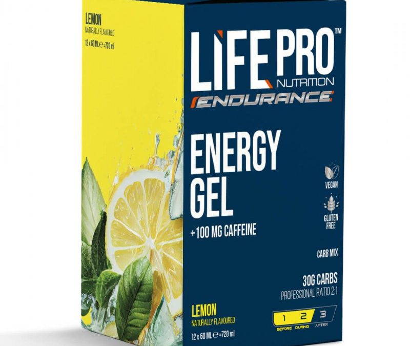 Gel energético Life Pro Endurance Caffeine Energy Gel 12X60ML