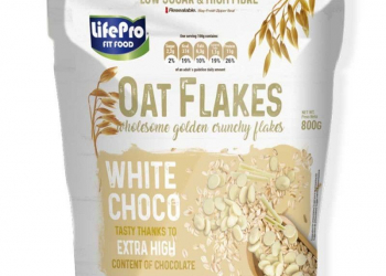 LIFE PRO COPOS DE AVENA CHOCOLATE BLANCO 800G