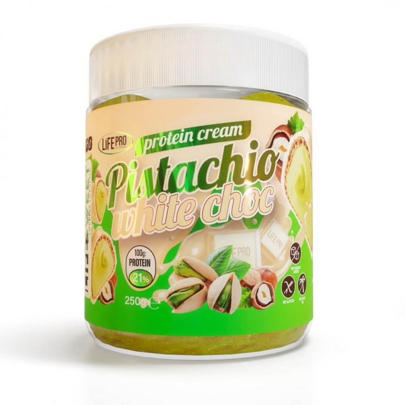 LIFE PRO CREMA PROTEICA PISTACHO 250G