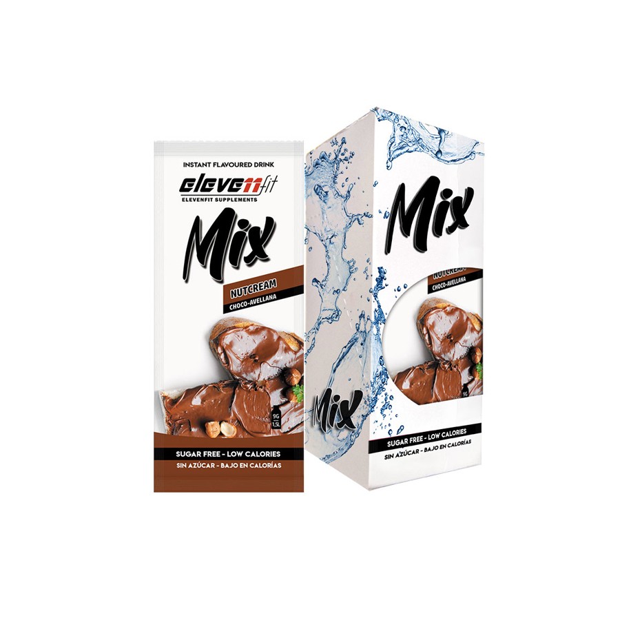 BEBIDA SABORIZANTE ELEVENFIT NUTCREAM MIX SIN AZÚCAR CAJA 12 UNIDADES