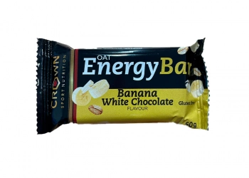 BARRITA ENERGÉTICA CROWN ENERGY BAR 2.0 – Banana y Chocolate Blanco