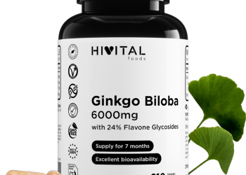 GINKGO BILOBA 6000MG HIVITAL 210 CÁPSULAS